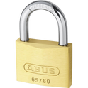 ABUS 65 Series Brass Open Shackle Padlock - 60mm KA (6601) 65/60 Boxed
