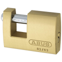 ABUS 82 Series Brass Sliding Shackle Shutter Padlock - 63mm KD 82/63 Visi