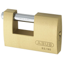 ABUS 82 Series Brass Sliding Shackle Shutter Padlock - 90mm KD 82/90 Boxed