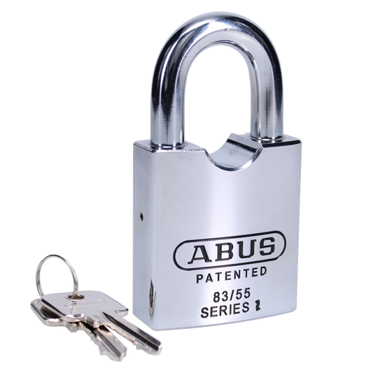 ABUS 83 Series Steel Open Shackle Padlock - 55mm KD 83/55 Visi