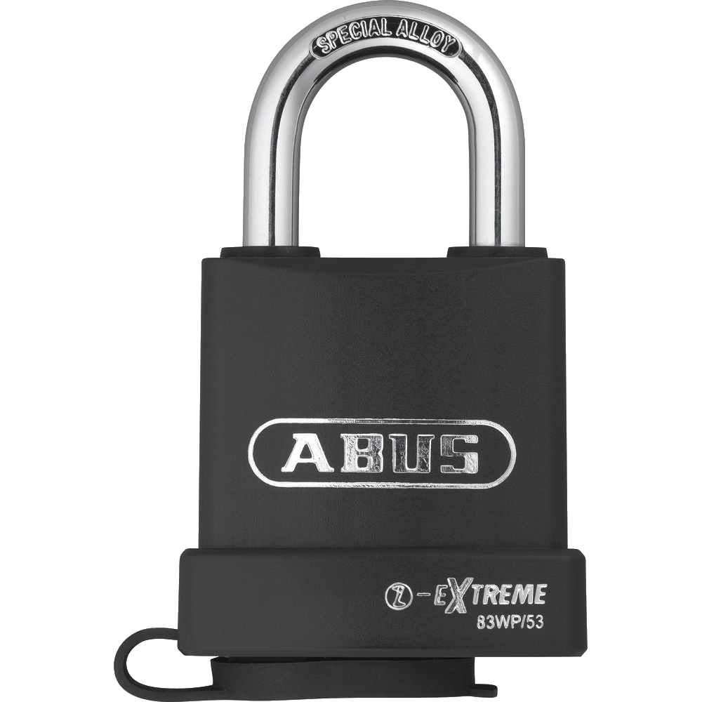 ABUS 83WP Series Weatherproof Steel Open Shackle Padlock - 56.5mm KD 83WP/53 Visi
