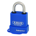 ABUS 83WPIB Series Marine Brass Open Stainless Steel Shackle Padlock - 56.5mm KA (2745) 83WPIB/53 Boxed
