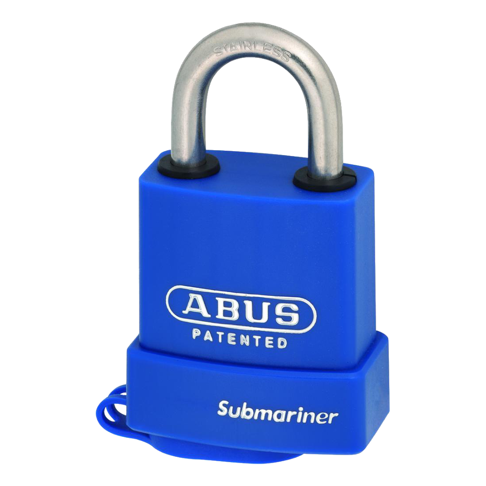 ABUS 83WPIB Series Marine Brass Open Stainless Steel Shackle Padlock - 56.5mm KA (2745) 83WPIB/53 Boxed