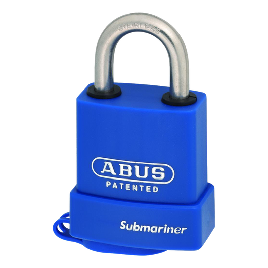ABUS 83WPIB Series Marine Brass Open Stainless Steel Shackle Padlock - 56.5mm KA (2745) 83WPIB/53 Boxed