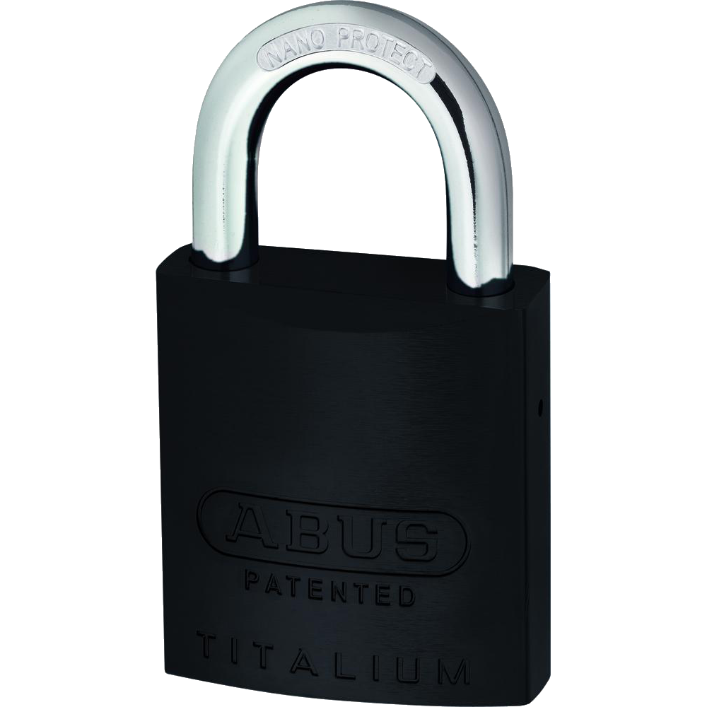 ABUS 83AL Series Colour Coded Aluminium Open Shackle Padlock Without Cylinder - 40mm Black 83AL/40 Boxed