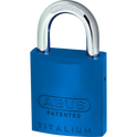 ABUS 83AL Series Colour Coded Aluminium Open Shackle Padlock Without Cylinder - 40mm Blue 83AL/40 Boxed