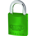 ABUS 83AL Series Colour Coded Aluminium Open Shackle Padlock Without Cylinder - 40mm Green 83AL/40 Boxed
