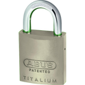 ABUS 83AL Series Colour Coded Aluminium Open Shackle Padlock Without Cylinder - 40mm Silver 83AL/40 Boxed