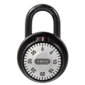 ABUS 78KC Series Dial & Key Over-Ride Combination Open Shackle Padlock - MK (KC510) Black 78KC/50