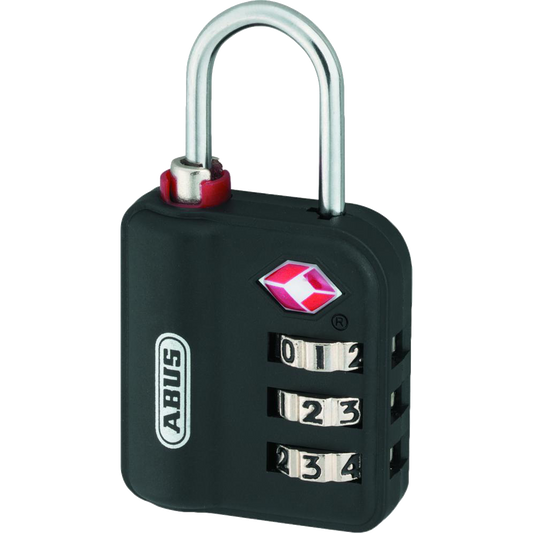 ABUS 147TSA Series Combination Luggage Open Shackle Padlock - 33mm 147TSA Visi