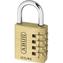 ABUS 165 Series Brass Combination Open Shackle Padlock - 40mm 165/40 Visi