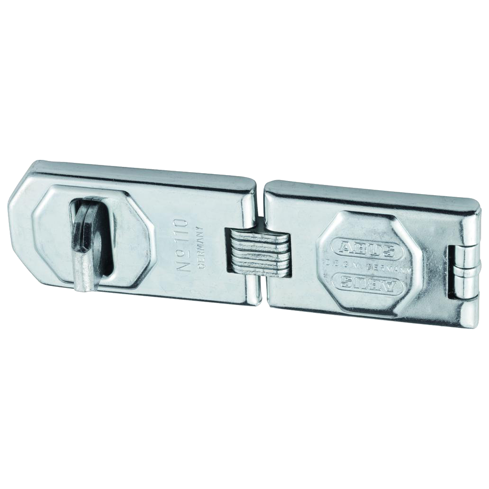 ABUS 110 Series Hinged Hasp & Staple - 45mm x 155mm Double Jointed 110/155 (DG) Visi