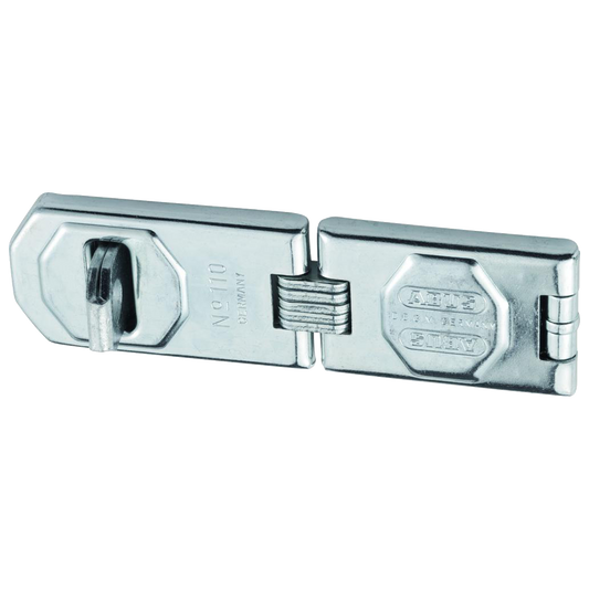 ABUS 110 Series Hinged Hasp & Staple - 45mm x 155mm Double Jointed 110/155 (DG) Bagged