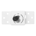 ABUS 141 Series Integral Discus Van Lock  - White Visi - Hasp & Padlock (26/70)