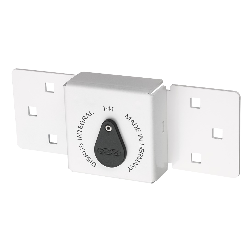 ABUS 141 Series Integral Discus Van Lock  - White - Hasp Only