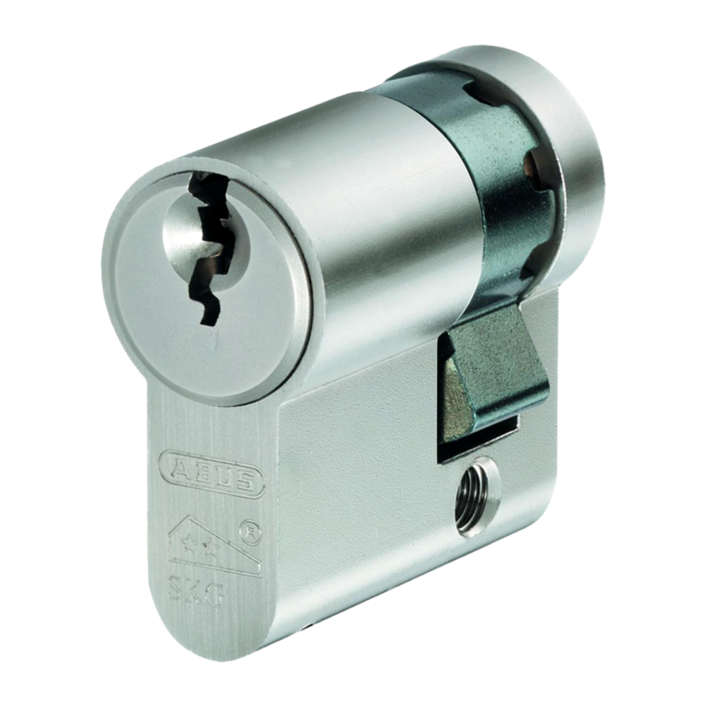 ABUS E60 Series Euro Half NP KD Cylinder - 40mm (30/10) KD NP Visi