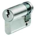 ABUS E60 Series Euro Half NP KD Cylinder - 50mm (40/10) KD NP