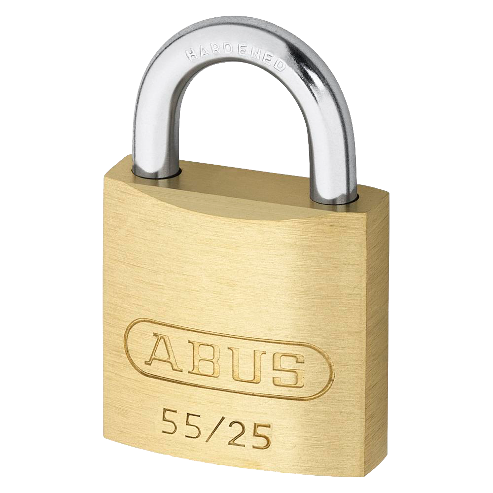 ABUS 55 Series Brass Open Shackle Padlock - 24mm KD 55/25 Boxed