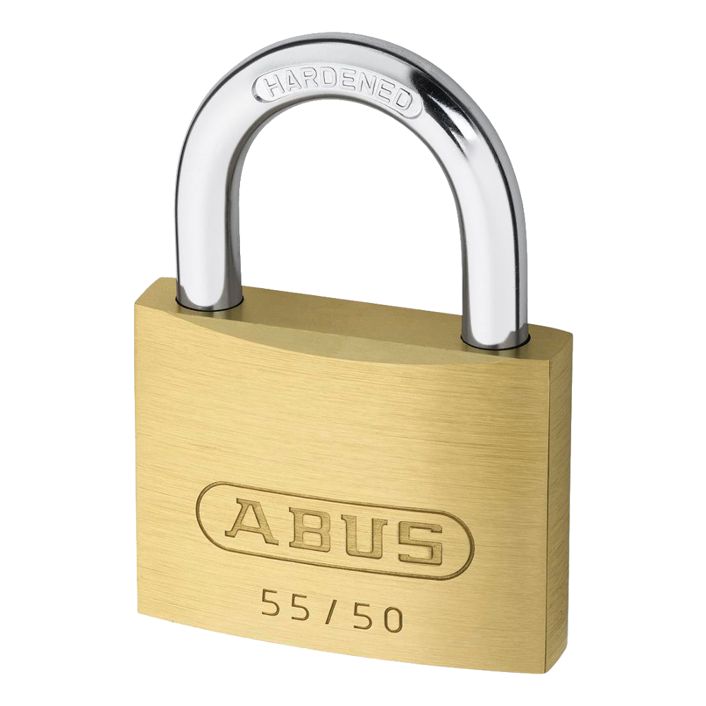 ABUS 55 Series Brass Open Shackle Padlock - 48mm KD 55/50 Boxed