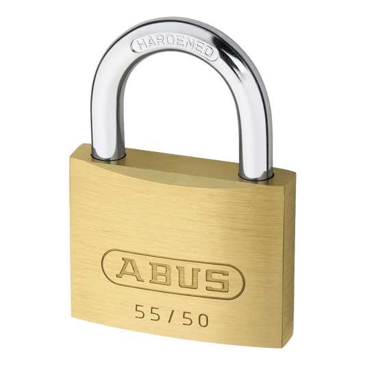 ABUS 55 Series Brass Open Shackle Padlock - 48mm KD 55/50 Boxed