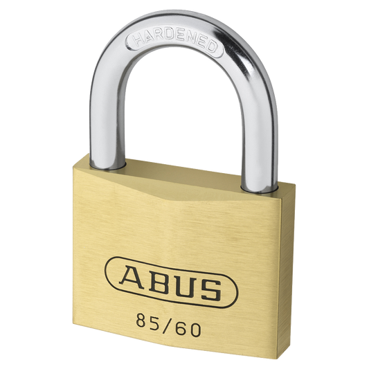 ABUS 85 Series Brass Open Shackle Padlock - 60mm KA (2703) 85/60 Boxed