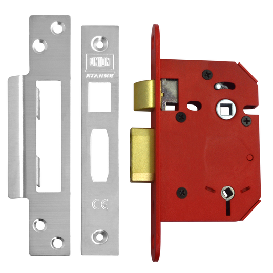 UNION J22WCS StrongBOLT Bathroom Lock - 75mm SS Visi