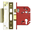 UNION JL22EUS StrongBOLT Euro Sashcase - 75mm PB Boxed