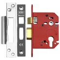 UNION JL22EUS StrongBOLT Euro Sashcase - 75mm SS Boxed