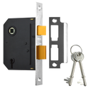 UNION J-ES-SL Essential 3 Lever Sashlock - 75mm CP KD Bagged