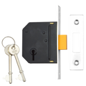 UNION J-ES-DL Essential 3 Lever Deadlock - 64mm CP KD Bagged