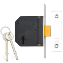 UNION J-ES-DL Essential 3 Lever Deadlock - 75mm CP KD Bagged