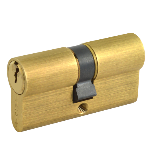 CISA C2000 Euro Double Cylinder - 60mm 30/30 (25/10/25) KD PB