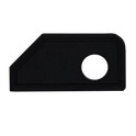 EVVA EPS Coloured Key Caps Small - Black