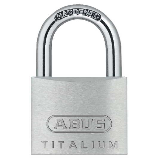 ABUS Titalium 64TI Series Open Shackle Padlock - 60mm KA (6607) 64TI/60 Boxed