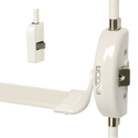 EXIDOR 523 3 Point Horizontal Pullman UPVC Door Panic Bolt - Bar - White