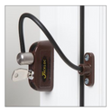 JACKLOC Pro-5 Lockable Cable Window Lock - Brown