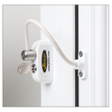 JACKLOC Pro-5 Lockable Cable Window Lock - White