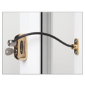 JACKLOC Pro-5 Lockable Cable Window Lock - Brass