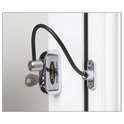 JACKLOC Pro-5 Lockable Cable Window Lock - Chrome (black sleeve)