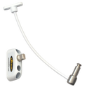 JACKLOC Pro-Twist Push & Turn Cable Window Lock - White