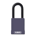 ABUS 74 Series Lock Out Tag Out Coloured Aluminium Padlock - Purple
