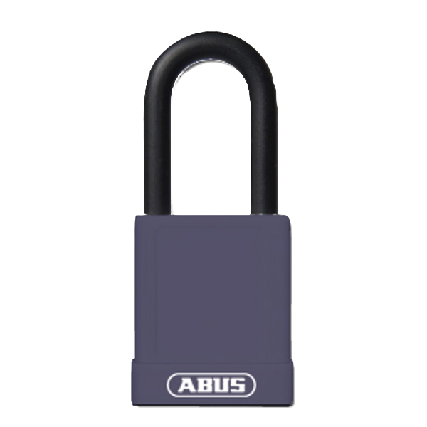 ABUS 74 Series Lock Out Tag Out Coloured Aluminium Padlock - Purple