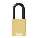 ABUS 74 Series Lock Out Tag Out Coloured Aluminium Padlock - Yellow