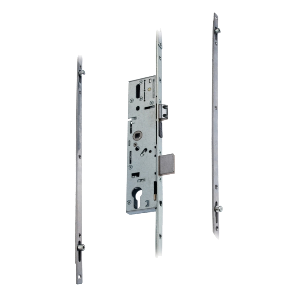 ERA 6135 / 9135 Lever Operated Latch & Dead - 2 Adjustable Rollers & Mushrooms (UPVC Door) - Takes Euro Cylinder