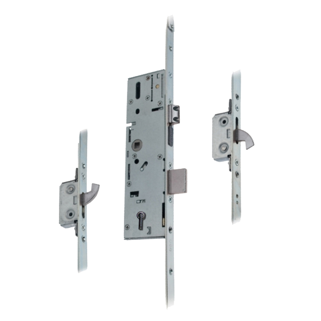 ERA 6345 / 9345 Lever Operated Latch & Dead - 2 Adjustable Hooks (Timber Door) - Vectis 5 Lever