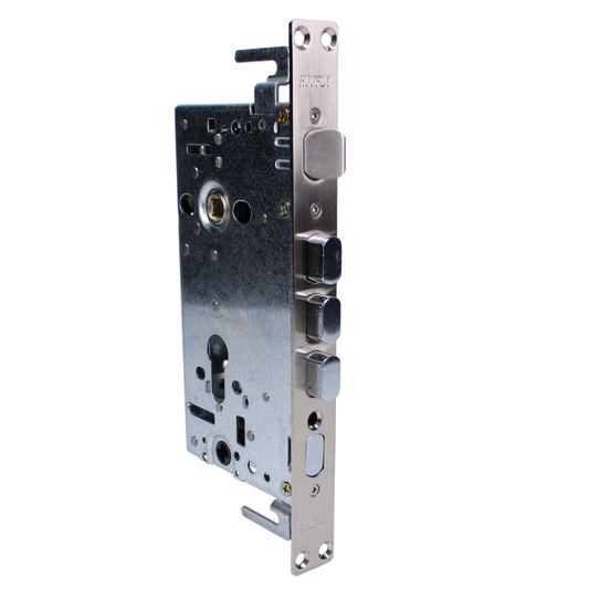 HOOPLY Key Operated Latch & 4 Deadbolt - Gearbox For Container Door Multi Lock - 60/68 - PC