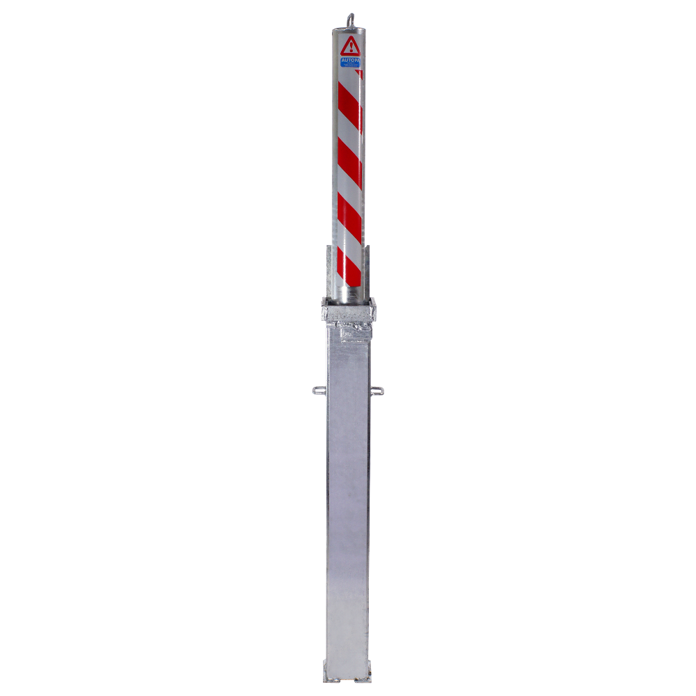 AUTOPA Retractapost GL Cylinder Lockable Retractable Parking Post - 745mm x 90mm