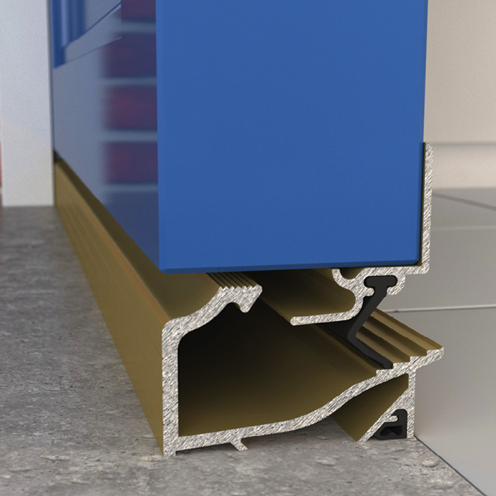 EXITEX Hi Per Bar 28mm Clearance Inward Opening Weatherbar - 1829mm Gold