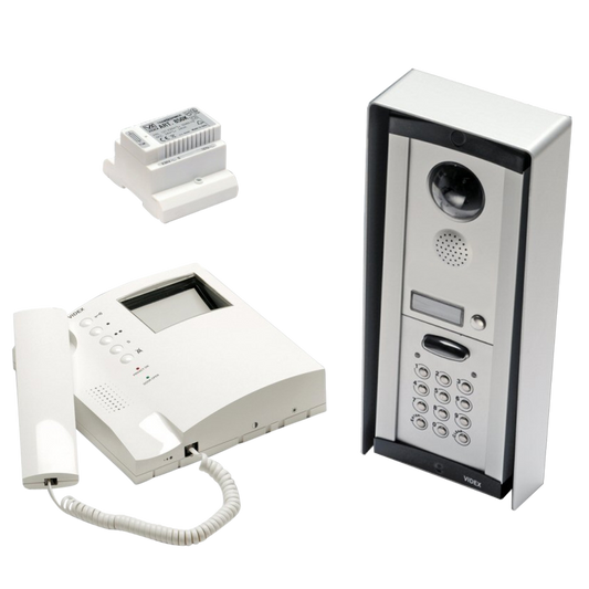 VIDEX CVKC8KS 1 Way Surface Mounted Colour Video Kit with Keypad - CVKC8KS
