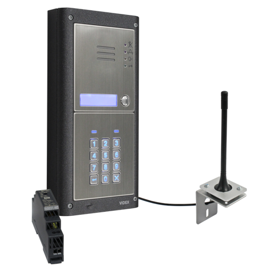 VIDEX GSM4KCR-1S/4G 1 Way Surface Mounted Audio GSM Kit with Keypad - GSM4KCR-1S/4G